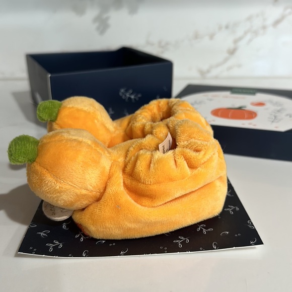 Pumpkin Baby Slippers - My First Halloween - Picture 3 of 5